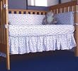 EcoBaby Organics Cotton Knit Crib Fitted Sheet "Stars"