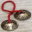 "Om" Tingsha Cymbals, 2.25"-BF013
