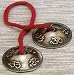 "Om" Tingsha Cymbals, 2.25"-BF013