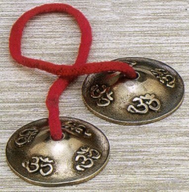 "Om" Tingsha Cymbals, 2.25"-BF013