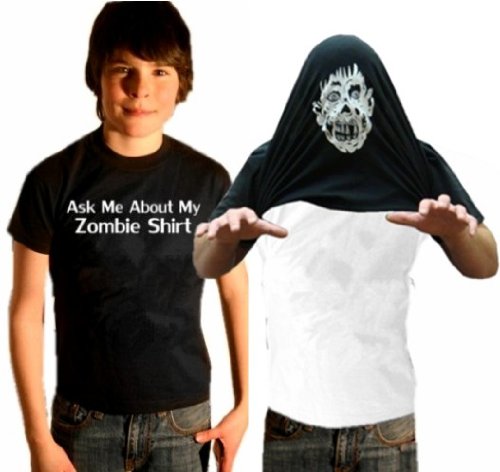 Kids Zombie Costume Shirt - Ask Me About My Zombie Shirt Youth T-Shirt #55 / #1337