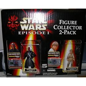 Star Wars - Episode 1 - Collector 2 Pack - Anakin Skywalker & Darth Maul - With CommTech Chip