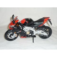 APRILIA RSV4 RSV 4 FACTORY SCHWARZ ROT 1/12 MAISTO MOTORRADMODELLE MOTORRAD MODELL