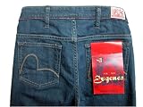 $285 Evisu EV. Genes Ladies Stonewashed Skinny Jeans 28