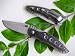 Sports : Herbertz Einhandmesser, AISI 420, Aluminium-Schalen, Clip