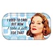 Retro Humor I Used to Care Magnetic Mini Tin Sign