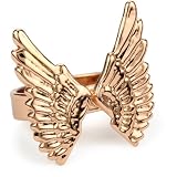 Gemma Redux Rose Gold Double Wing Ring Size 8