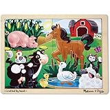 Melissa & Doug On the Farm Jigsaw Puzzle 12 pc
