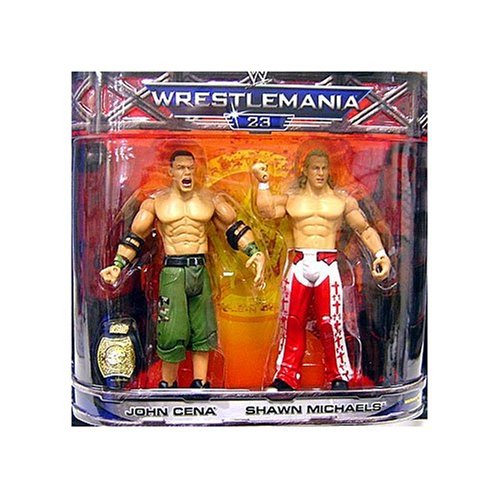 51i07xSr47L WWE Summer Slam Road to Wrestlemania 23 Exclusive Series 3 Action Figure 2 Pack John Cena & Shawn Michaels