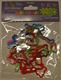 Dog Shapes 2 In 1 Style Tie Dye And Glow Rubber Bands