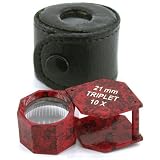 10X Hex Eye Loupe Jewelers Gemstone Diamond Magnifier