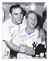 Yogi Berra and Whitey Ford New York Yankees Autographed 11x14 Photograph with 1950 World Series Champs Inscription