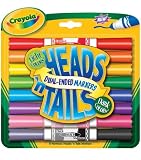 Heads'nTails Dual-Ended Markers-Dk & Light Color