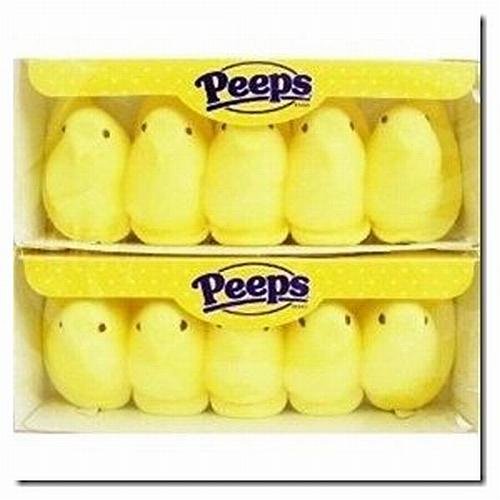 Marshmallow Peeps Yellow Chicks (Three 10ct Boxes)