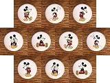 SET (10) VINTAGE MICKEY MOUSE DRESSER DRAWER PULLS KNOBS