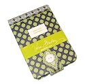 Pocket Papers Purse Note Pad in Cambridge Green & Blue Paisley Pattern
