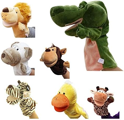 Cute Animal Hand Puppet Toy Dolls,Monkey Puppet,Dragon Puppet,Giraffe Puppet,Dog Puppet,Tiger Puppet,Zebra Puppet