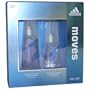 ADIDAS MOVES by Adidas for Women EAU DE TOILETTE SPRAY 1.0 OZ & EAU DE TOILETTE SPRAY .5 OZ