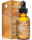 ArtNaturals Enhanced Vitamin C Serum with Hyaluronic Acid 1 Oz - Top Anti Wrinkle, Anti Aging & Repairs Dark Circles, Fades age spots & Sun Damage - 20% Vitamin C Super Strength - Organic ingredients