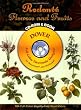 Redoute Flowers and Fruits CD-ROM and Book (Dover Electronic Clip Art)