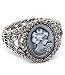 Beautiful Vintage Look Large Blue/Grey Cameo Woman title=