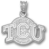 Texas Christian Univ Tcu Texas Seal Pendant (Silver)