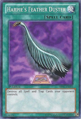 Yu-Gi-Oh! - Harpie's Feather Duster (BP01-EN035) - Battle Pack: Epic Dawn - 1st Edition - Starfoil Rare On Sale