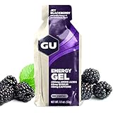 GU Original Sports Nutrition Energy Gel, Jet Blackberry, 24-Count