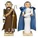 - 2 Pk Joseph & Mary Nutcrackers-8"
