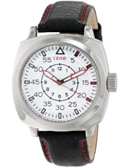 IZOD Unisex IZS10/2 Black Red Sport Quartz 3 Hand Watch