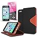 iPhone 5C Case, Cellto Slim PU Leather Wallet Flip Protective Cover with Card Slot and Magnetic Clasp Kickstand for Apple iPhone 5C