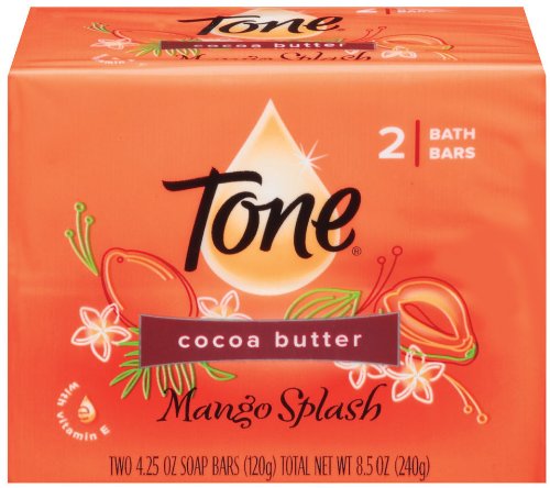 Tone Bath Soap Mango Splash With Cocoa Butter And Botanicals 4.5 oz. 2-Count