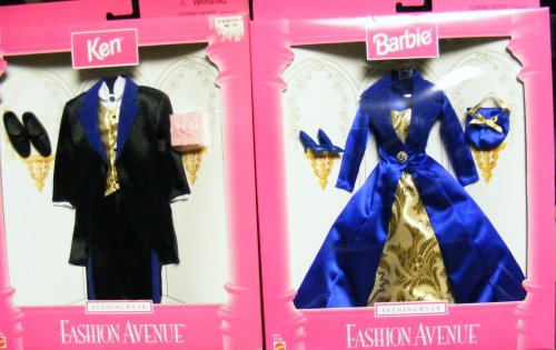 51i0gDqHHBL Ken & Barbie Fashion Avenue Eveningwear Outfit Clothing (Rare) 1997