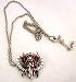 Pewter Rainbow of Bones Pendant & Necklace Strangeling