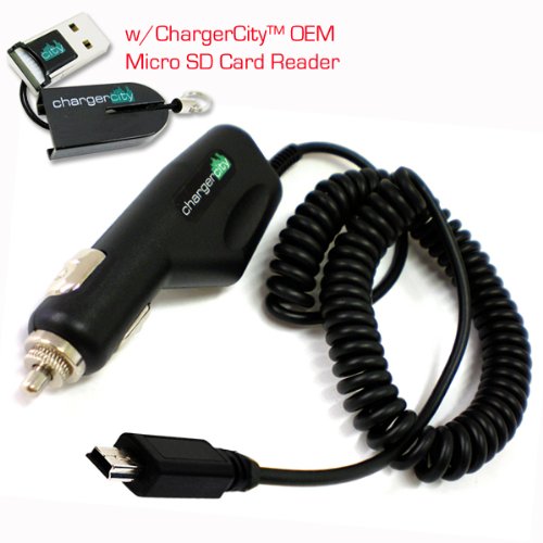 ChargerCity OEM Vehicle Power Cable Car Charger Adapter for Garmin Nuvi