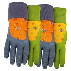 MidWest Gloves 64A7-4 Ladies Garden Gripping Glove Combo Pack, 4-Pack from Garden Gloves