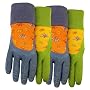 MidWest Gloves 64A7-4 Ladies Garden Gripping Glove Combo Pack, 4-Pack