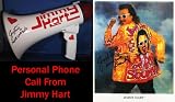 JIMMY HART PACKAGE DEAL - AUTOGRAPHED MEGAPHONE, 8x10 PHOTO & PERSONAL PHONE CALL