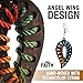 MDRN Faith Genesis 37 Angel Wing Christian Earrings - Handmade Jewelry - Gifts That Give Back to Charity
