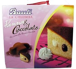 Bauli La Colomba Panna & Cioccolato Italian Easter Cake Cream and Chocolate Filled 26.5 Oz.