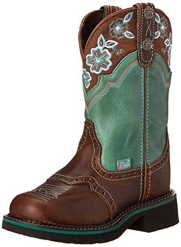 Justin Boots Women's Gypsy Collection 11" Soft Toe Boot,Tan Jaguar/Tira Turquoise,9.5 B US