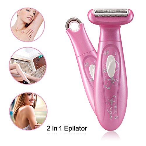 Epilator, [New Version] 2 in 1 Electric Women Shaver/Hair Removal Epilator/Trimmer and Razor/Hair Remover for Women Using Pruning Technology Deep Clean Gentle to All Kinds of Skin