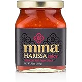 Mina Harissa Spicy Traditional Moroccan Red Pepper Sauce, 10 oz