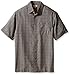 Haggar Men's Big-Tall Short Sleeve Microfiber Woven Shirt