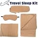 Daya Travel Kit - Camel Cashmere and Wool Blended Fabric