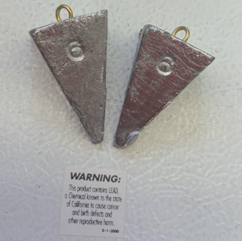 Pyramid 6 Oz (10pc) Fishing Sinker, Lead, Weight