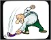 Decorated Mouse Pad with man, bug, angry, human, body, insect, individuals, individua...