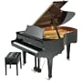 Suzuki M-730BL Acoustic Grand Piano, 6 Feet 1 Inch,Black