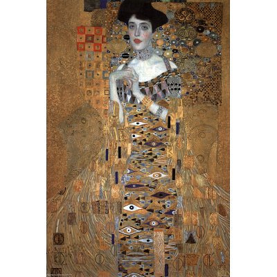 (24x36) Gustav Klimt (Portrait of Mrs. Adele Bloch-Bauer) Art Poster Print
