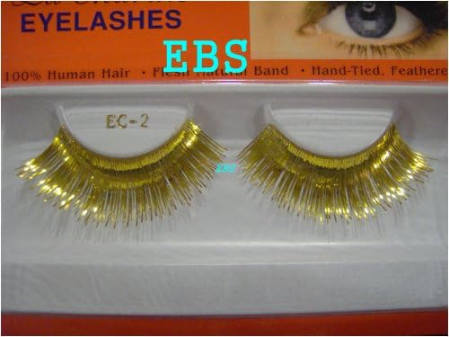 color eyelash party eyelash false eyelash color eyelash cheerleader eyelash fake eye lash show girl eyelash glow in dark eyelash halloween eyelash costume accessory, EC-2